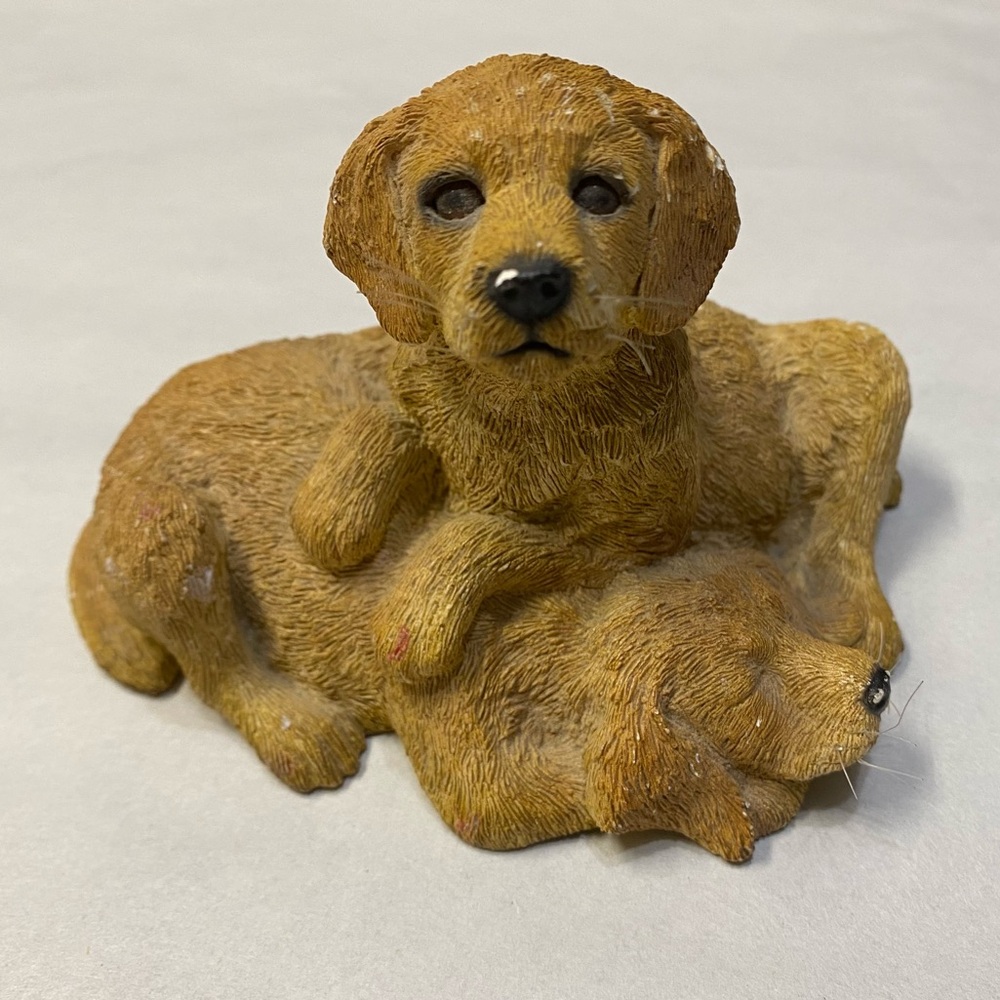 Vintage Whiskers by Martha Carey Golden Retriever Dog Puppy Home Decor Figurine